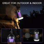 Batería de lámpara de emergencia activada en modo estroboscópico durante excursión