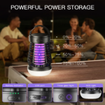 LED camping lamp with three brightness modes for outdoor barbecues