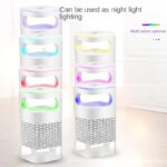 Exibição de variação de cor da lâmpada repelente por configuração de monitor