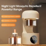 Portable Mosquito Killer Light Lamp - USB Rechargeable with LED & 9-Hour Timer for Indoor/Outdoor Use
