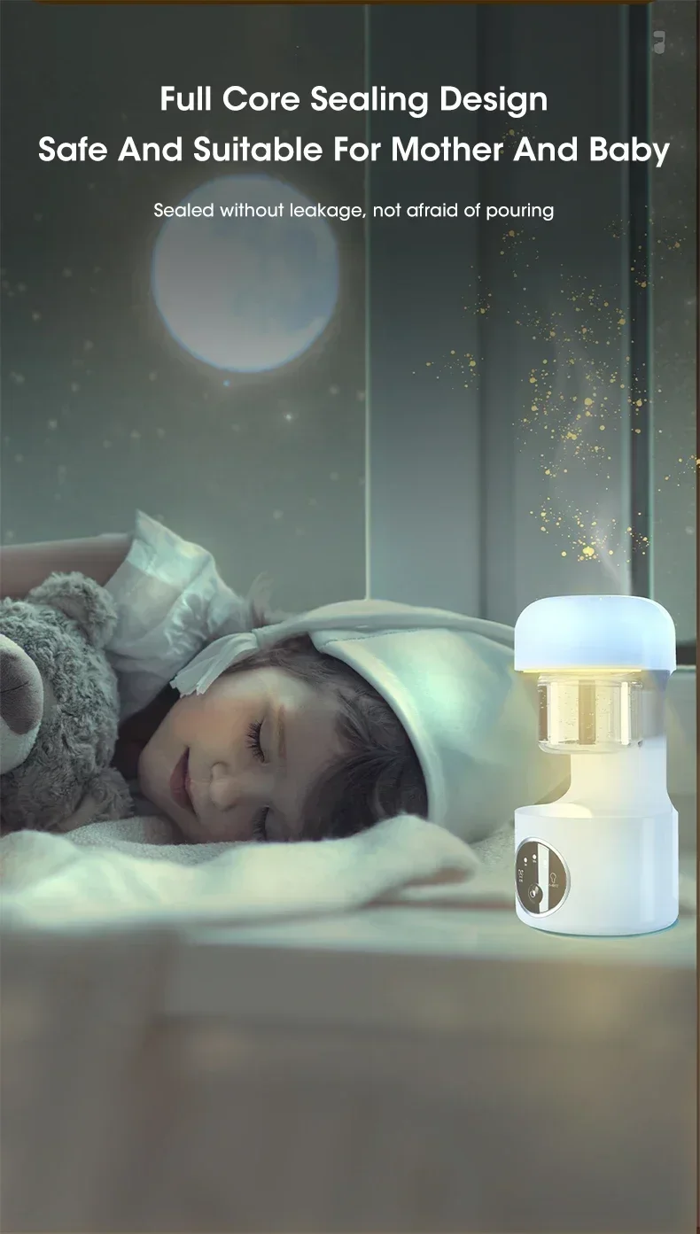 Modo luz nocturna LED de la lámpara mata mosquitos en un dormitorio