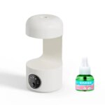 Etiqueta de diseño no tóxico de la lámpara mata mosquitos para interiores