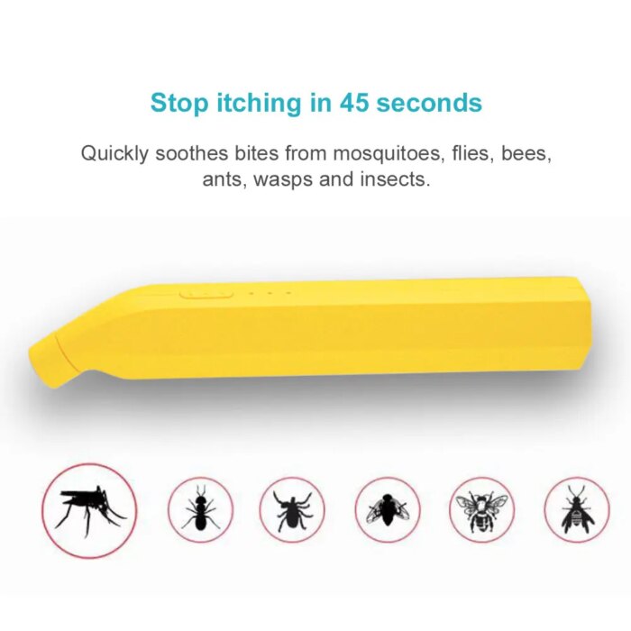 17487-vcopvu.jpg Applying the after bite pen to a mosquito bite during a camping trip