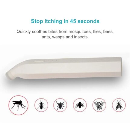 Portable design of the mosquito bite heat pen fitting in a pocket