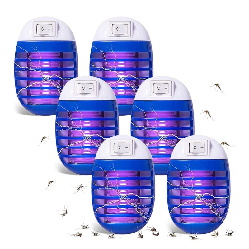 Anti Mosquito Elétrico Fácil - Lâmpada LED Plug US/EU para Ambientes Internos