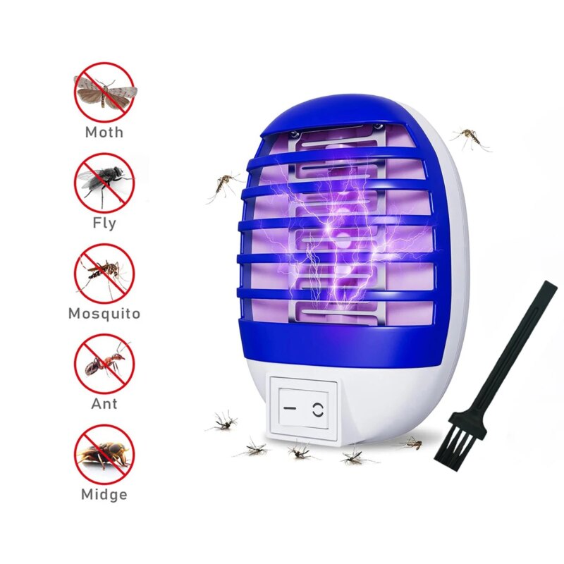 Catori Para Mosquitos Seguro - Lámpara LED con Conector US/EU para Interiores