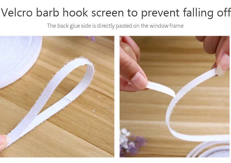 Telas de mosquito removíveis sendo lavadas após uso no verão