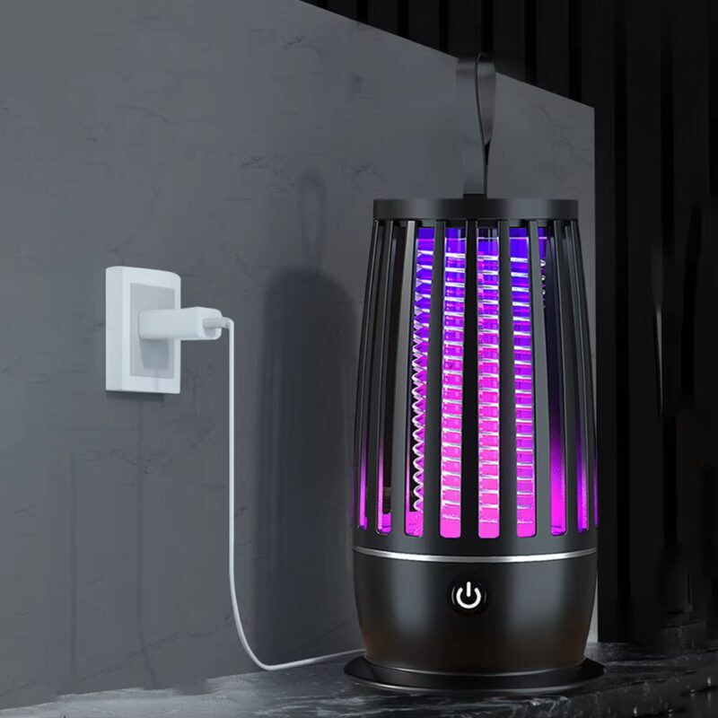 Carregamento rápido USB-C em anti mosquito eletrico 