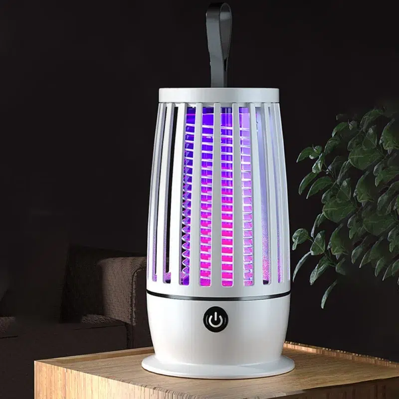 Lampada anti mosquito pendurada em barraca (8h bateria)