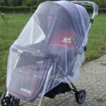 Safe Foldable Mosquito Net for Stroller - Lightweight Mesh Shield for Infant Pushchairs