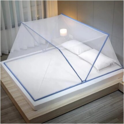 Portable Foldable Mosquito Net - Pop-Up Canopy for Indoor/Outdoor Use (Kids & Adults)