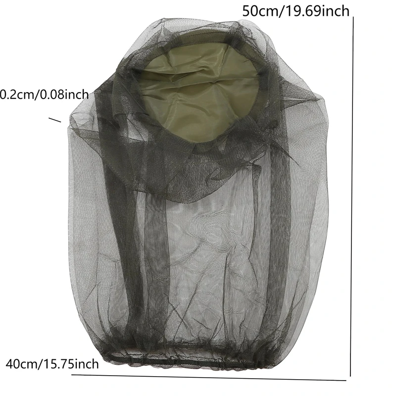 Detalle de la malla transpirable del combo sombrero y mosquitera