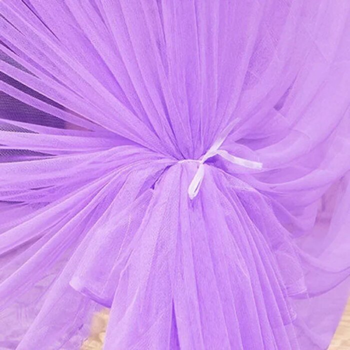 19097-27caxs.jpg Pink palace-style mosquito net suit adding romance to a guest room