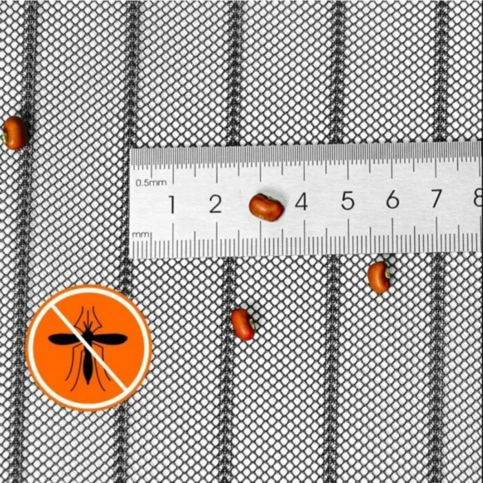 19195-383hmf.jpg Detail of the breathable mesh on the mosquito net on the door