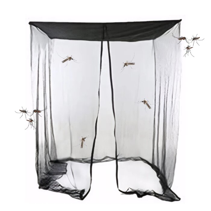 19492-5epye6.jpg Waterproof Mosquito Netting for Patio - Rocking Chair Mesh Cover with Zipper Closure (205x125x205cm)