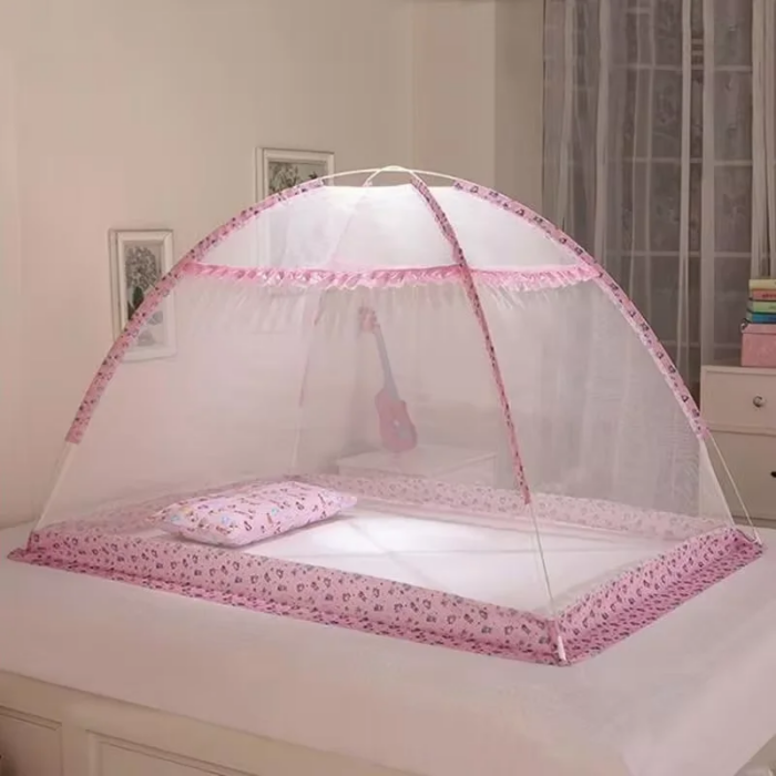 Mosquiteiro Para Berço Adorável - Tenda Plegável com Estampa Floral (2 Tamanhos)