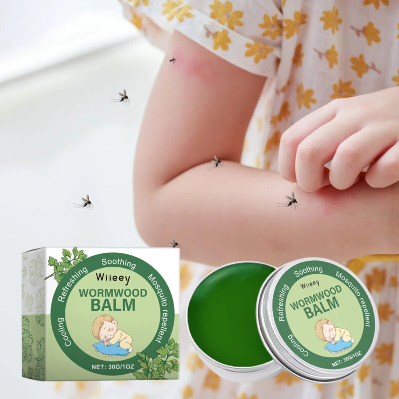 Fast-Acting Tiger Balm Cream - 30g Wormwood Mosquito Repellent for Itch, Redness & Swelling Relief