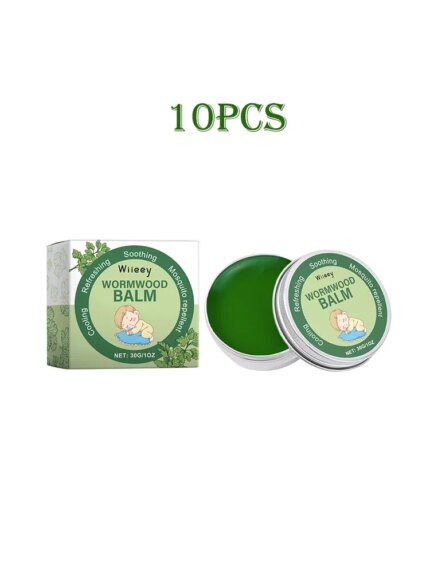 Tiger balm cream ingredients label showing natural wormwood extract