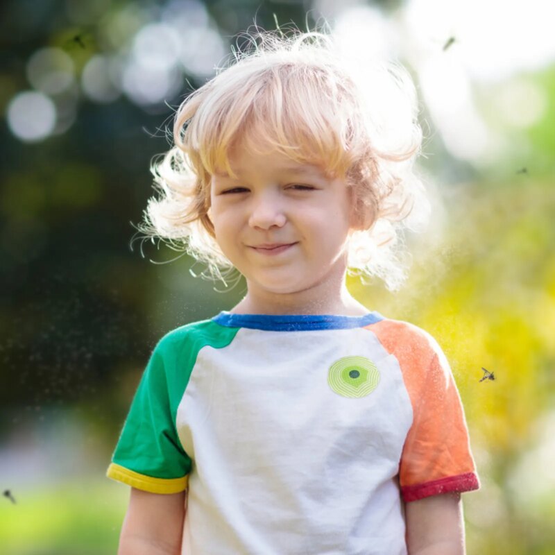 Colorful patches popular with children during park activities