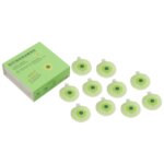 Detalhe do lado adesivo do patch para aplicação fácil