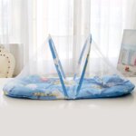 Mosquiteiro Para Berço Portátil e Dobrável - Malha para Cama de Bebê com Função de Tenda de Brinquedo