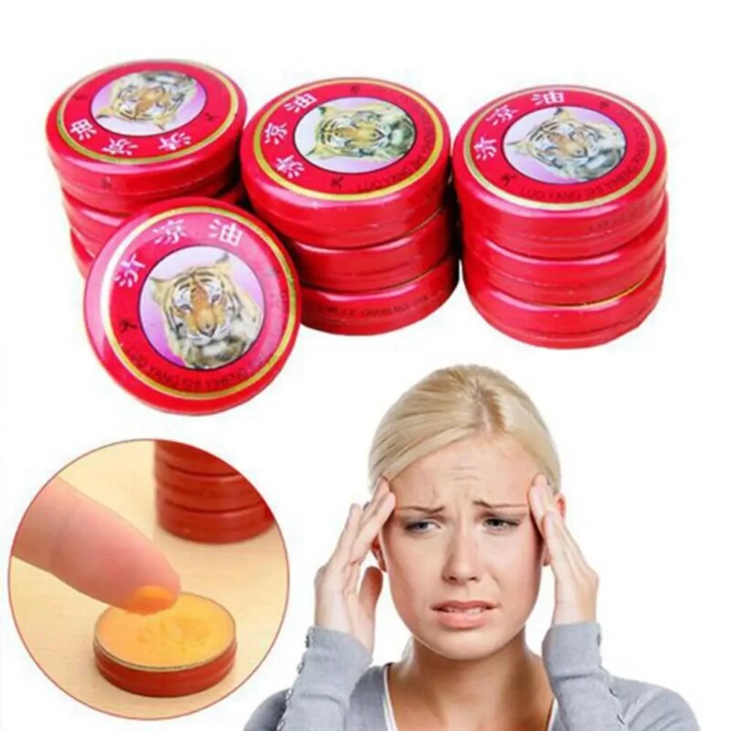Powerful Tiger Balm Red - 3g Natural Essential Oil Balm for Cold, Headache & Mosquito Relief