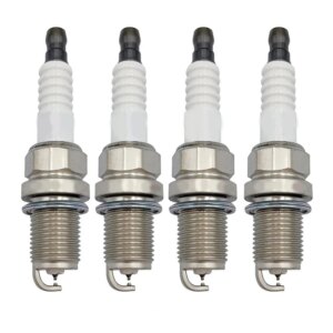 Juego de 4 bujías de doble iridio Luzgoo IK20TT 4702 para Audi, Volkswagen, Toyota y más